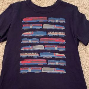 Boys Hanna Andersson train shirt